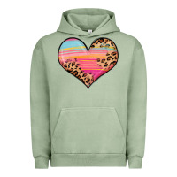 Pigment Oil Green valentine s day colorful heart Urban Hoodie - LillyAllenDesigns