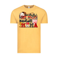 Vintage Mustard somebody's loud mouth baseball mama Vintage Tee - Zillion Design Studio