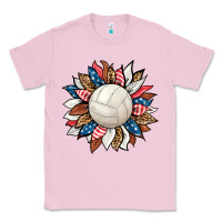 Bubblegum Pink volleyball sunflower Classic Tee - HRA Design Shop