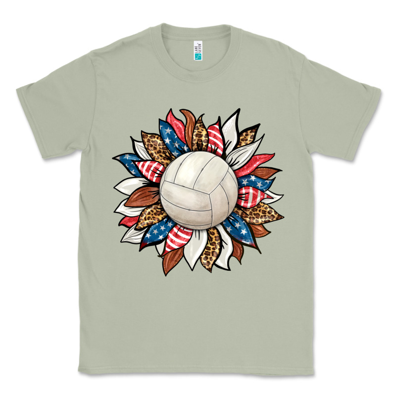 Volleyball Sunflower Classic Tee by HRA Design Shop | Teevron