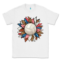 White volleyball sunflower Classic Tee - HRA Design Shop