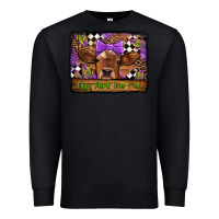 Black happy mardi gras y'all cow Premium Sweatshirt - Jasminsmagicworld