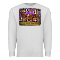 Dove Grey happy mardi gras y'all cow Premium Sweatshirt - Jasminsmagicworld