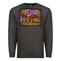 Smoke happy mardi gras y'all cow Premium Sweatshirt - Jasminsmagicworld
