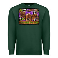 Sports Green happy mardi gras y'all cow Premium Sweatshirt - Jasminsmagicworld
