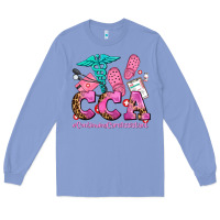 Colony Blue cca  continuing care assistant with crocs Long Sleeve Tee - AdoDesignShop