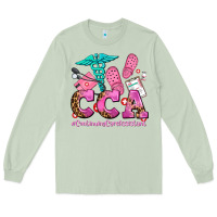 Matcha cca  continuing care assistant with crocs Long Sleeve Tee - AdoDesignShop
