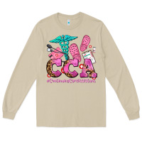 Mushroom cca  continuing care assistant with crocs Long Sleeve Tee - AdoDesignShop