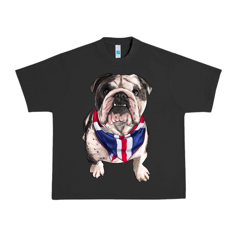 English Bulldog Urban Heavy Tee by RanaPortraitStore | Teevron
