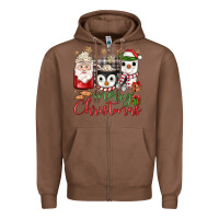 Chestnut merry Christmas coffee Zipper Hoodie - JahusDesignShop