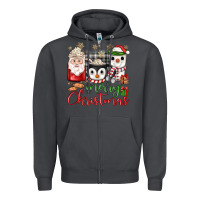 Smoke merry Christmas coffee Zipper Hoodie - JahusDesignShop