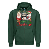 Sports Green merry Christmas coffee Zipper Hoodie - JahusDesignShop