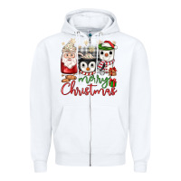 White merry Christmas coffee Zipper Hoodie - JahusDesignShop