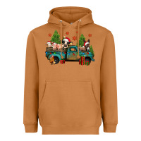 Meerkat christmas farm animals truck Heavyweight Hoodie - Jasminsmagicworld