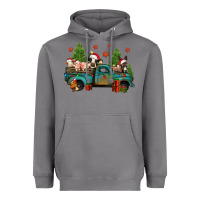 Storm christmas farm animals truck Heavyweight Hoodie - Jasminsmagicworld