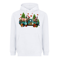 White christmas farm animals truck Heavyweight Hoodie - Jasminsmagicworld