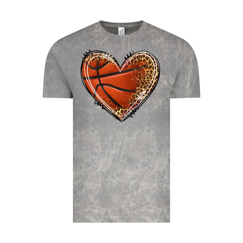 Basketball Heart Vintage Tee by texasbilliewilder | Teevron