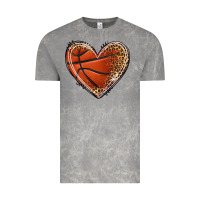 Cloud Rock basketball heart Vintage Tee - texasbilliewilder