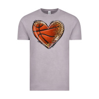 Vintage Zinc basketball heart Vintage Tee - texasbilliewilder