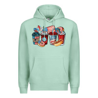Seafoam 4th of july coffee cups Premium Hoodie - NancyCooperArtShop