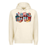 Tofu 4th of july coffee cups Premium Hoodie - NancyCooperArtShop