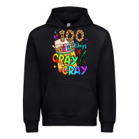Black 100 days of cray cray Urban Hoodie - LillyAllenDesigns
