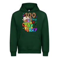 Forest Green 100 days of cray cray Urban Hoodie - LillyAllenDesigns