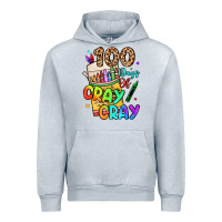 Heather Grey 100 days of cray cray Urban Hoodie - LillyAllenDesigns