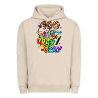 Pigment French Oak 100 days of cray cray Urban Hoodie - LillyAllenDesigns