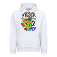 White 100 days of cray cray Urban Hoodie - LillyAllenDesigns