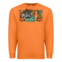 Carrot love cats scottish fold Premium Sweatshirt - LillyAllenDesigns