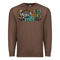 Chestnut love cats scottish fold Premium Sweatshirt - LillyAllenDesigns