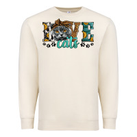 Sandshell love cats scottish fold Premium Sweatshirt - LillyAllenDesigns
