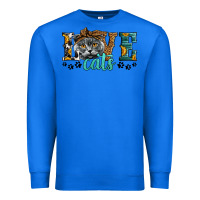 True Royal love cats scottish fold Premium Sweatshirt - LillyAllenDesigns