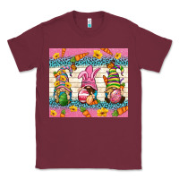 Burgundy Easter Gnomies Tumbler Easter Day Classic Tee - Neo Western