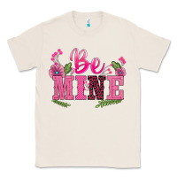 Natural walentine's day be mine Classic Tee - BarkalooDesign