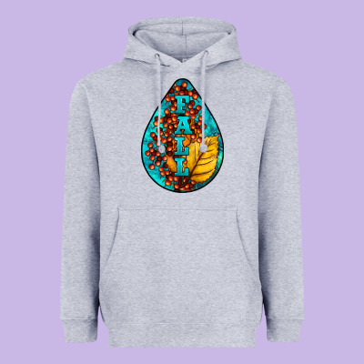 Fall Teardrop Heavyweight Hoodie Designed By Lillyallendesigns