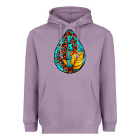 Lavender Fall Teardrop Heavyweight Hoodie - LillyAllenDesigns