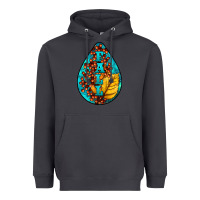 Smoke Fall Teardrop Heavyweight Hoodie - LillyAllenDesigns