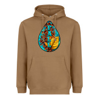 Toasted Coconut Fall Teardrop Heavyweight Hoodie - LillyAllenDesigns