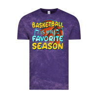Cloud Purple basketball is my favorite season Vintage Tee - texasbilliewilder
