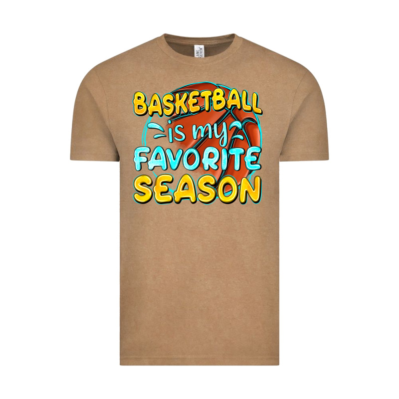 Basketball Is My Favorite Season Vintage Tee by texasbilliewilder | Teevron
