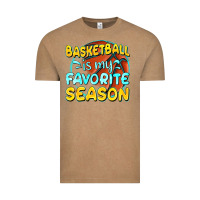 Vintage Coffee basketball is my favorite season Vintage Tee - texasbilliewilder
