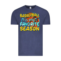 Vintage Denim basketball is my favorite season Vintage Tee - texasbilliewilder