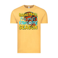 Vintage Mustard basketball is my favorite season Vintage Tee - texasbilliewilder