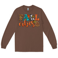 Chestnut fall vibes Long Sleeve Tee - HRA Design Shop