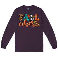 Plum fall vibes Long Sleeve Tee - HRA Design Shop