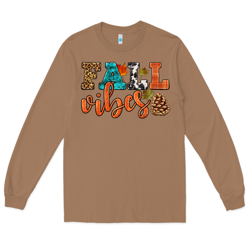 Fall Vibes Long Sleeve Tee by HRA Design Shop | Teevron