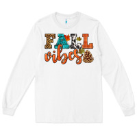 White fall vibes Long Sleeve Tee - HRA Design Shop