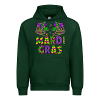 Forest Green mardi gras Urban Hoodie - LillyAllenDesigns